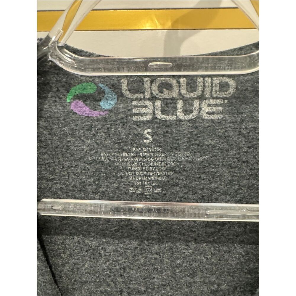 Liquid Blue Grateful Dead Gray White Charcoal Vintage Band Tee Small - Picture 2 of 5